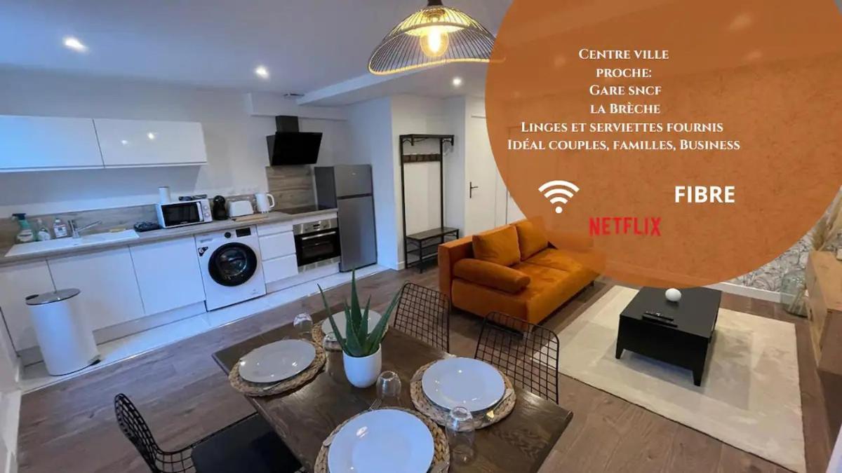Apartament Le Jardin Niortais - Hyper Centre- Proche Gare - Paisible - Grand Jardin Prive, Wifi Hd -Netflix Zewnętrze zdjęcie